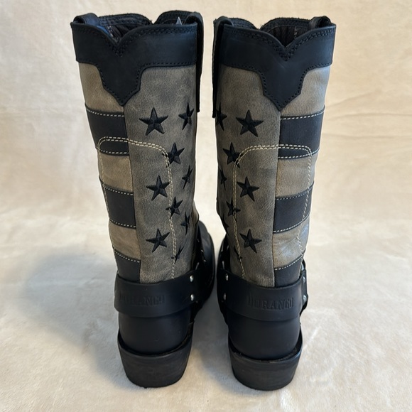 Durango Women’s Black Faded Flag Harness Boot size 6.5 medium. New in Box - Picture 7 of 14